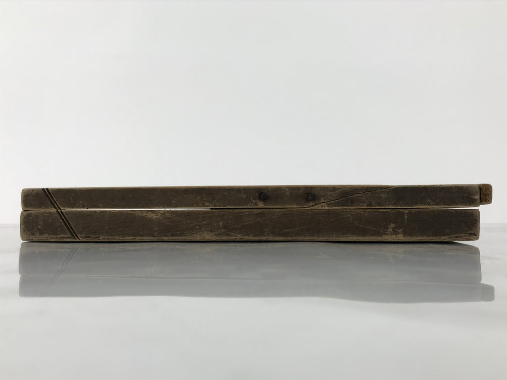 Japanese Wood Carved Kashigata Cake Mold Vtg Sweet Wagashi Tai Madai Fish Kg819