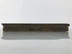Japanese Wood Carved Kashigata Cake Mold Vtg Sweet Wagashi Tai Madai Fish Kg820
