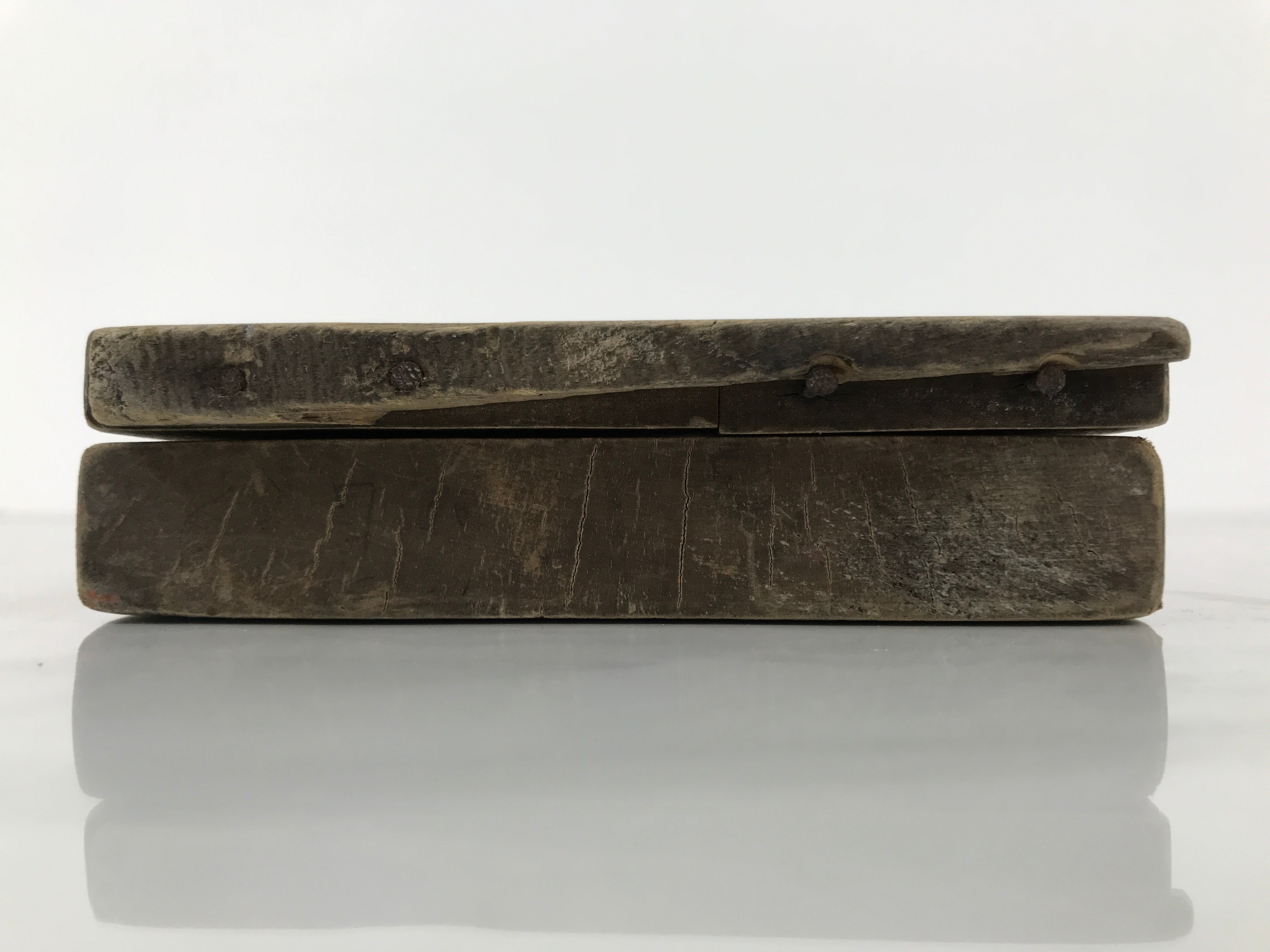 Japanese Wood Carved Kashigata Cake Mold Vtg Sweet Wagashi Tai Madai Fish Kg820