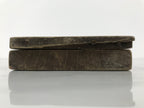 Japanese Wood Carved Kashigata Cake Mold Vtg Sweet Wagashi Tai Madai Fish Kg820