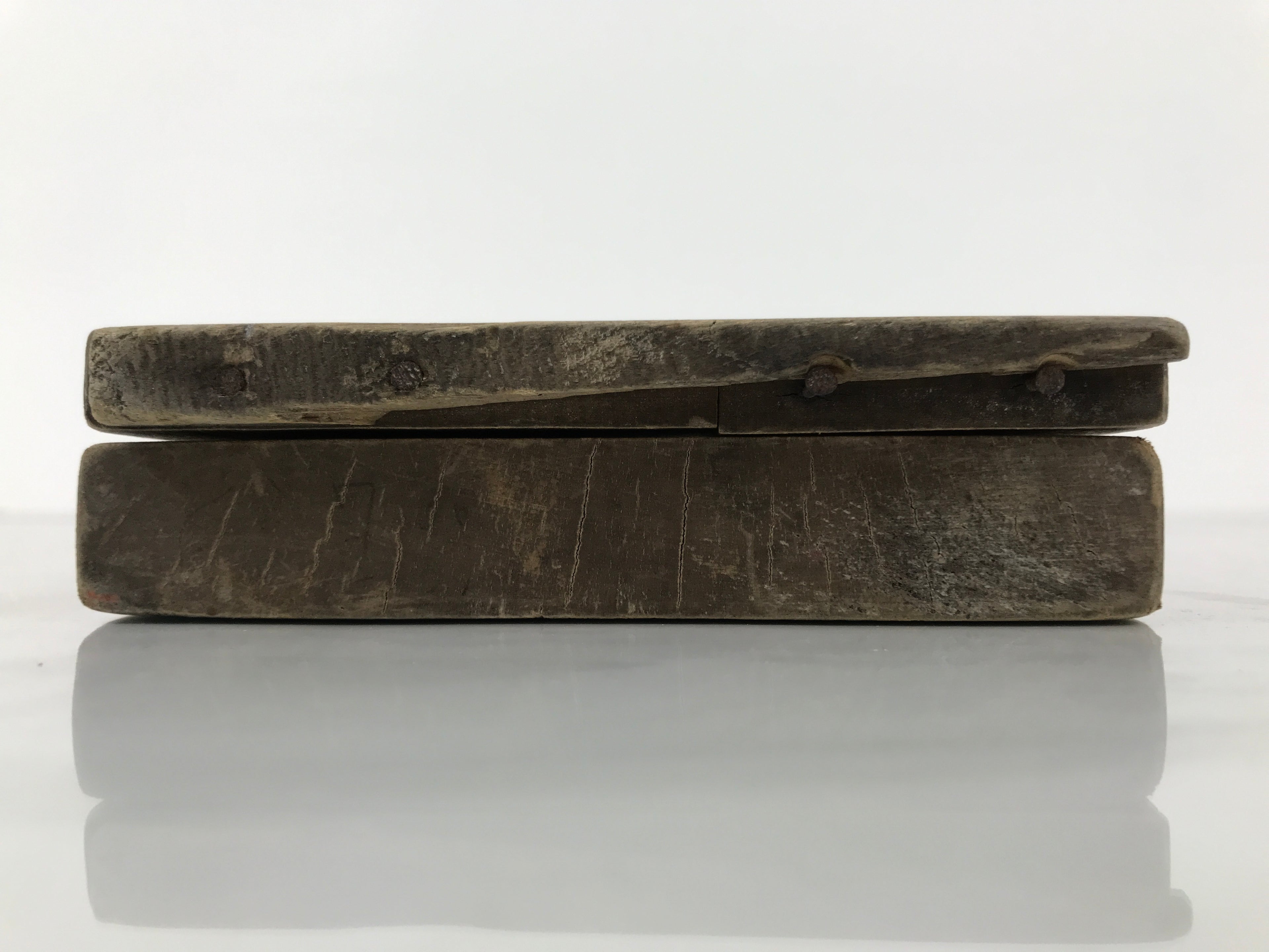 Japanese Wood Carved Kashigata Cake Mold Vtg Sweet Wagashi Tai Madai Fish Kg820