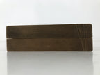 Japanese Wood Carved Kashigata Cake Mold Vtg Sweet Wagashi Tsuru Crane Kg617