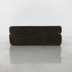 Japanese Wood Carved Kashigata Cake Mold Vtg Sweet Wagashi Warabi Fern Kg570