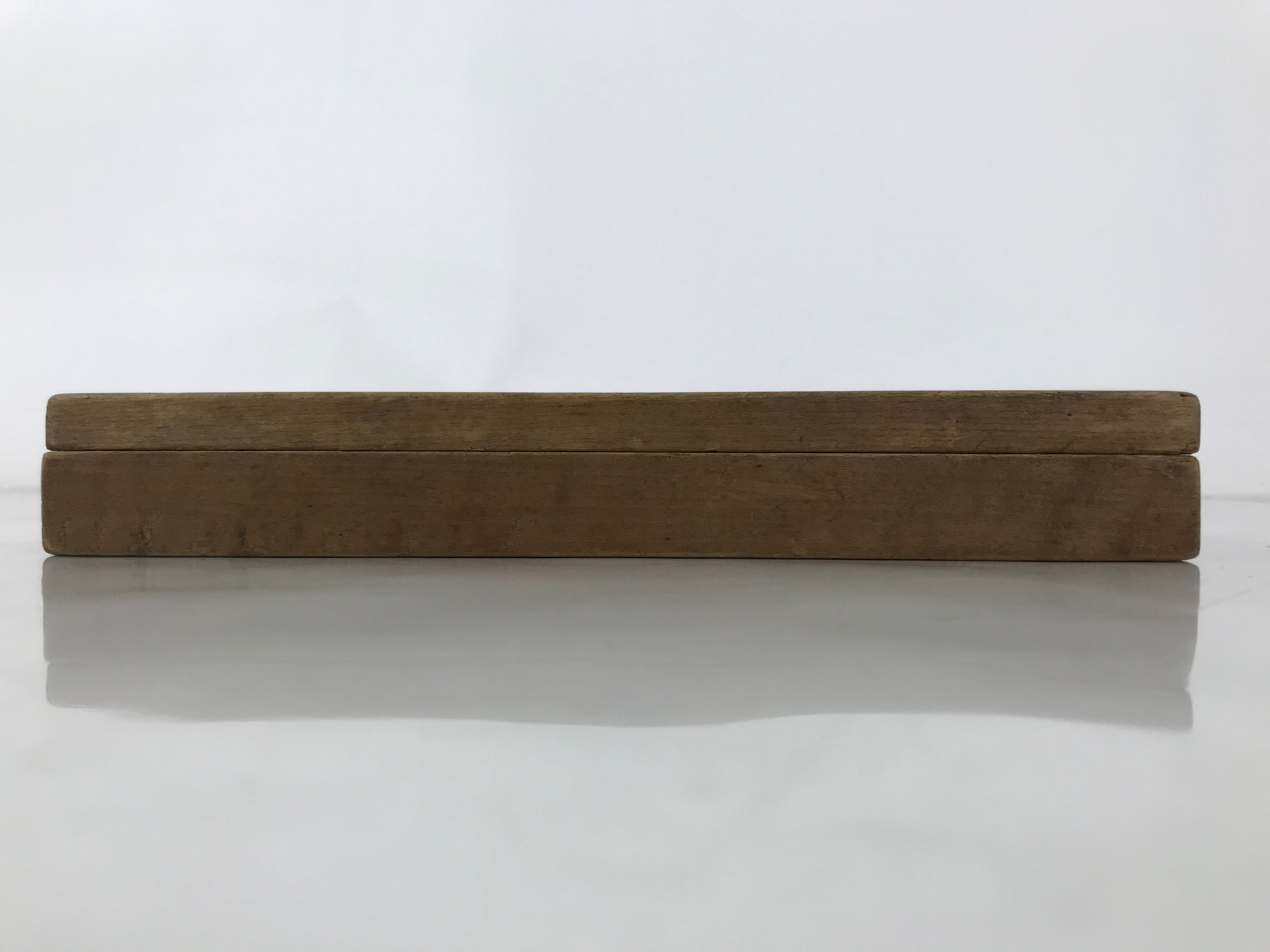Japanese Wood Carved Kashigata Cake Mold Vtg Sweet Wagashi Warabi Fern Kg697