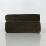 Japanese Wood Carved Kashigata Cake Mold Vtg Sweet Wagashi Warabi Fern Kg697