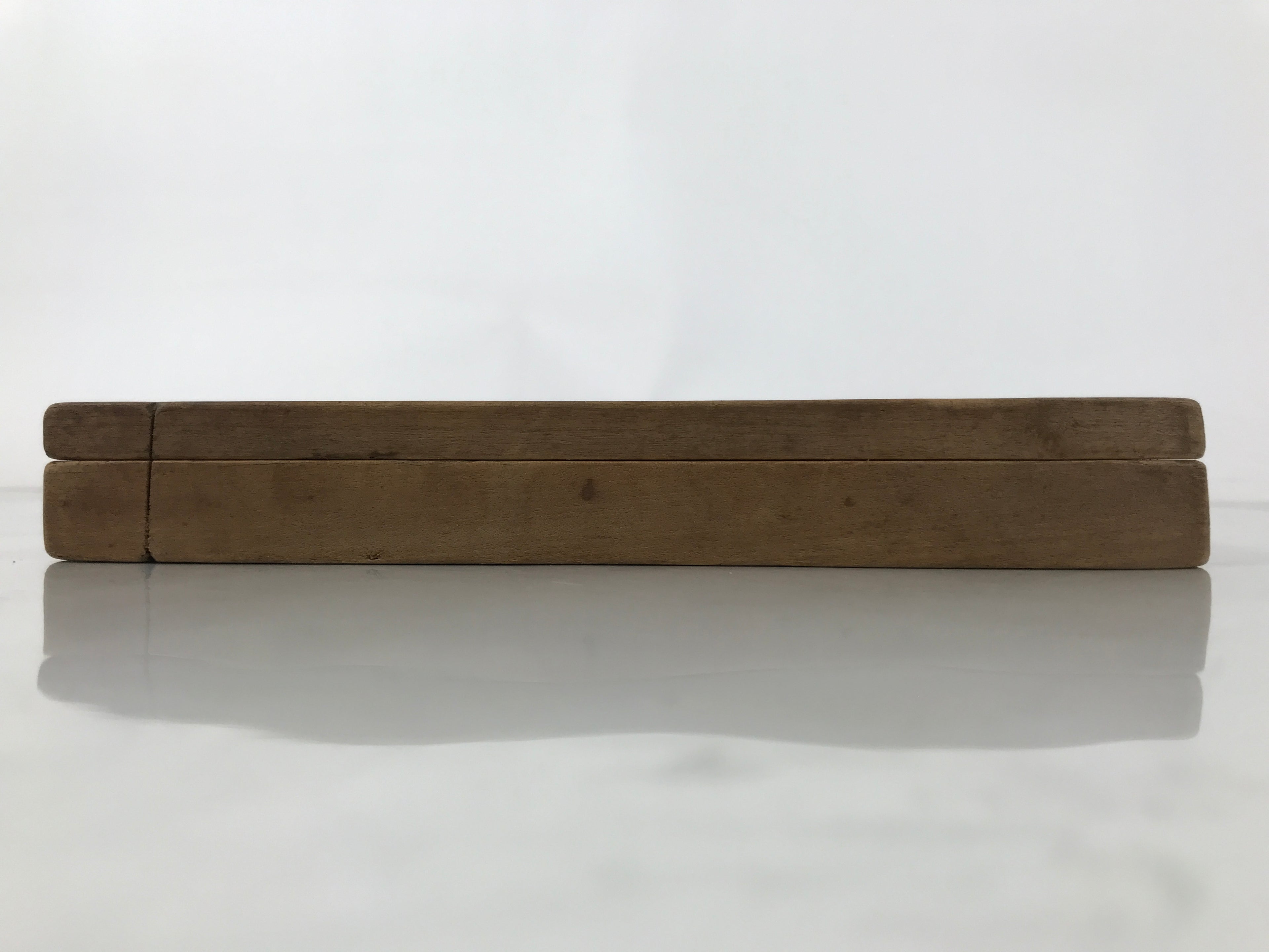Japanese Wood Carved Kashigata Cake Mold Vtg Sweet Wagashi Warabi Fern Kg697