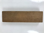 Japanese Wood Carved Kashigata Cake Mold Vtg Sweet Wagashi Warabi Fern Kg697