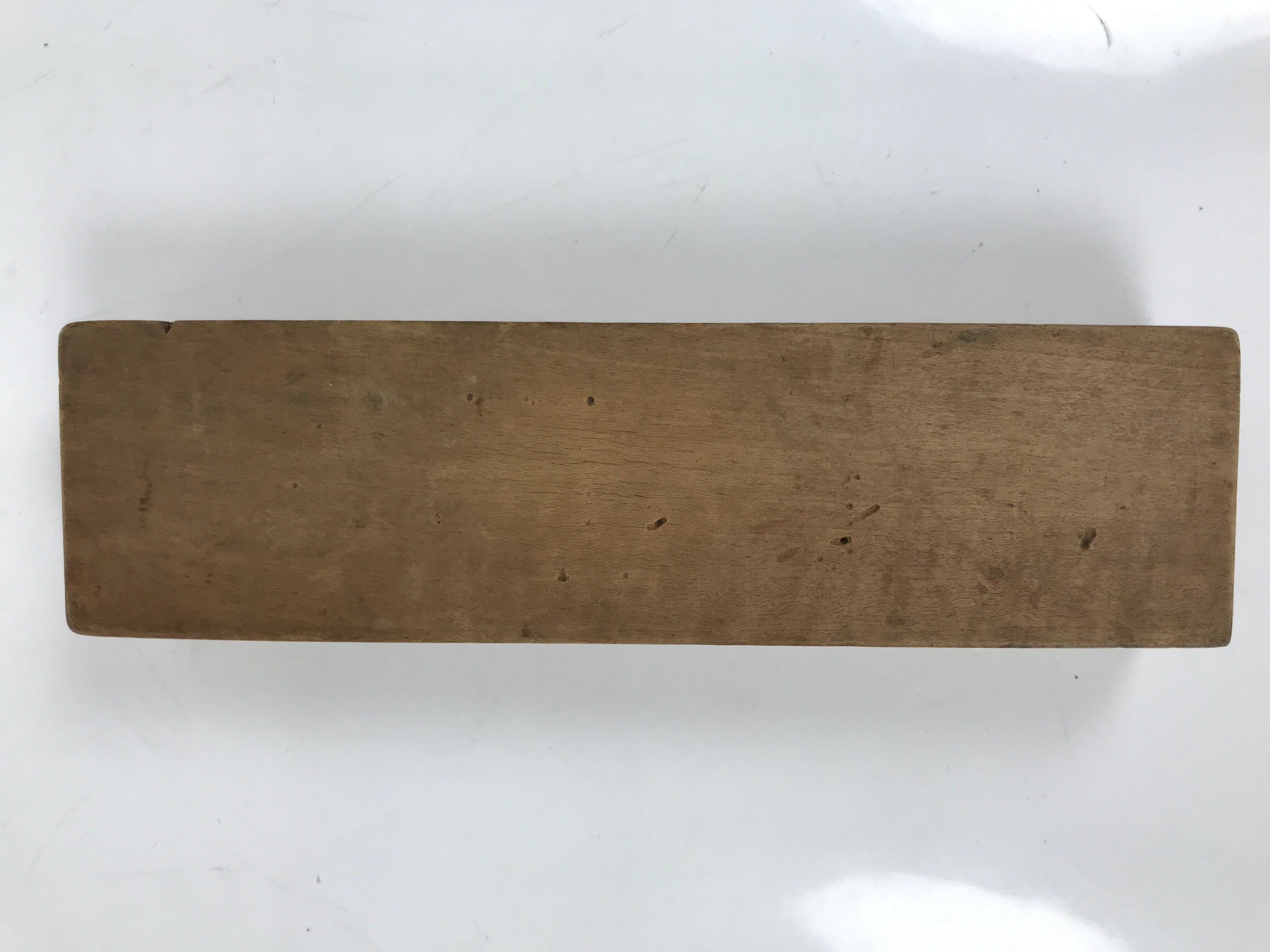 Japanese Wood Carved Kashigata Cake Mold Vtg Sweet Wagashi Warabi Fern Kg697