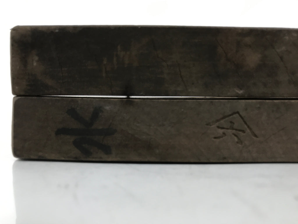 Japanese Wood Carved Kashigata Cake Mold Vtg Sweet Wagashi Water Ripple Kg583