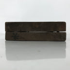 Japanese Wood Carved Kashigata Cake Mold Vtg Sweet Wagashi Water Ripple Kg583