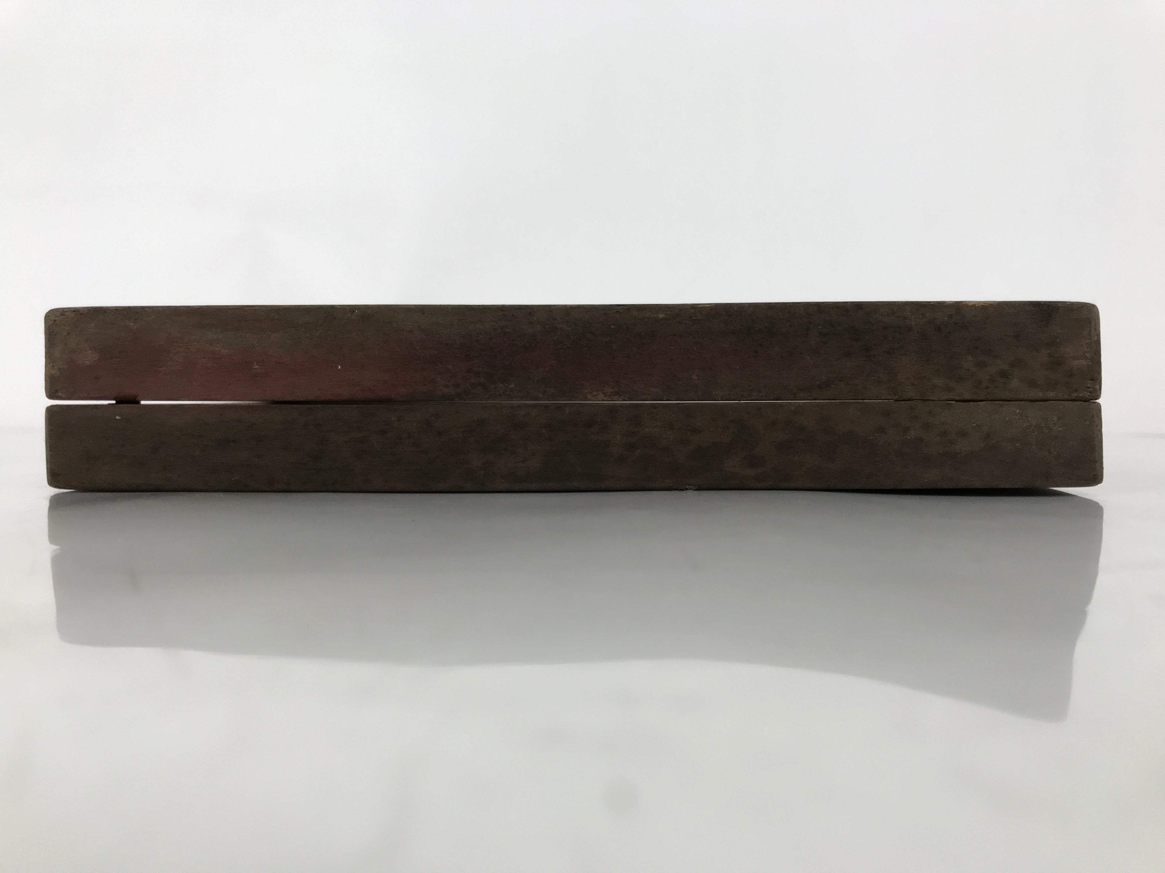 Japanese Wood Carved Kashigata Cake Mold Vtg Sweet Wagashi Water Ripple Kg583