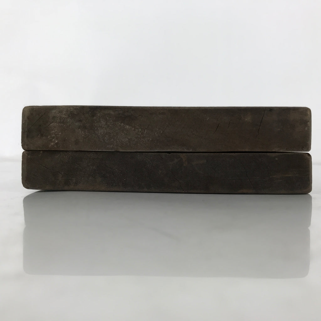 Japanese Wood Carved Kashigata Cake Mold Vtg Sweet Wagashi Water Ripple Kg583
