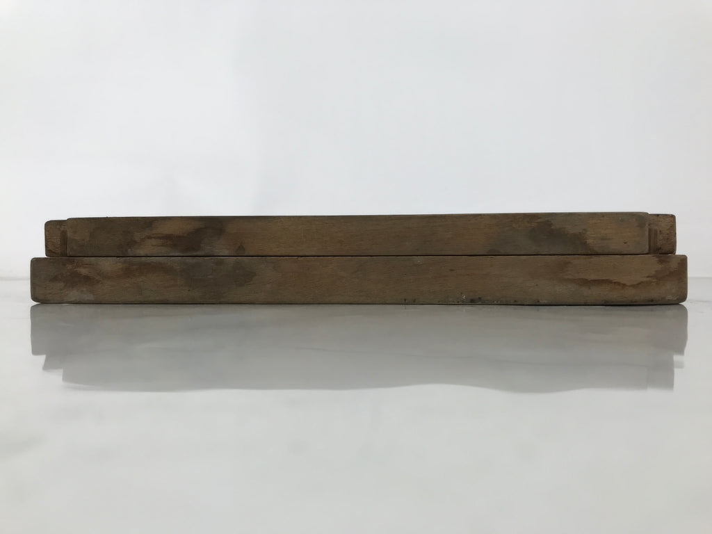 Japanese Wood Carved Kashigata Cake Mold Vtg Sweet Wagashi Wheat Gluten Kg690