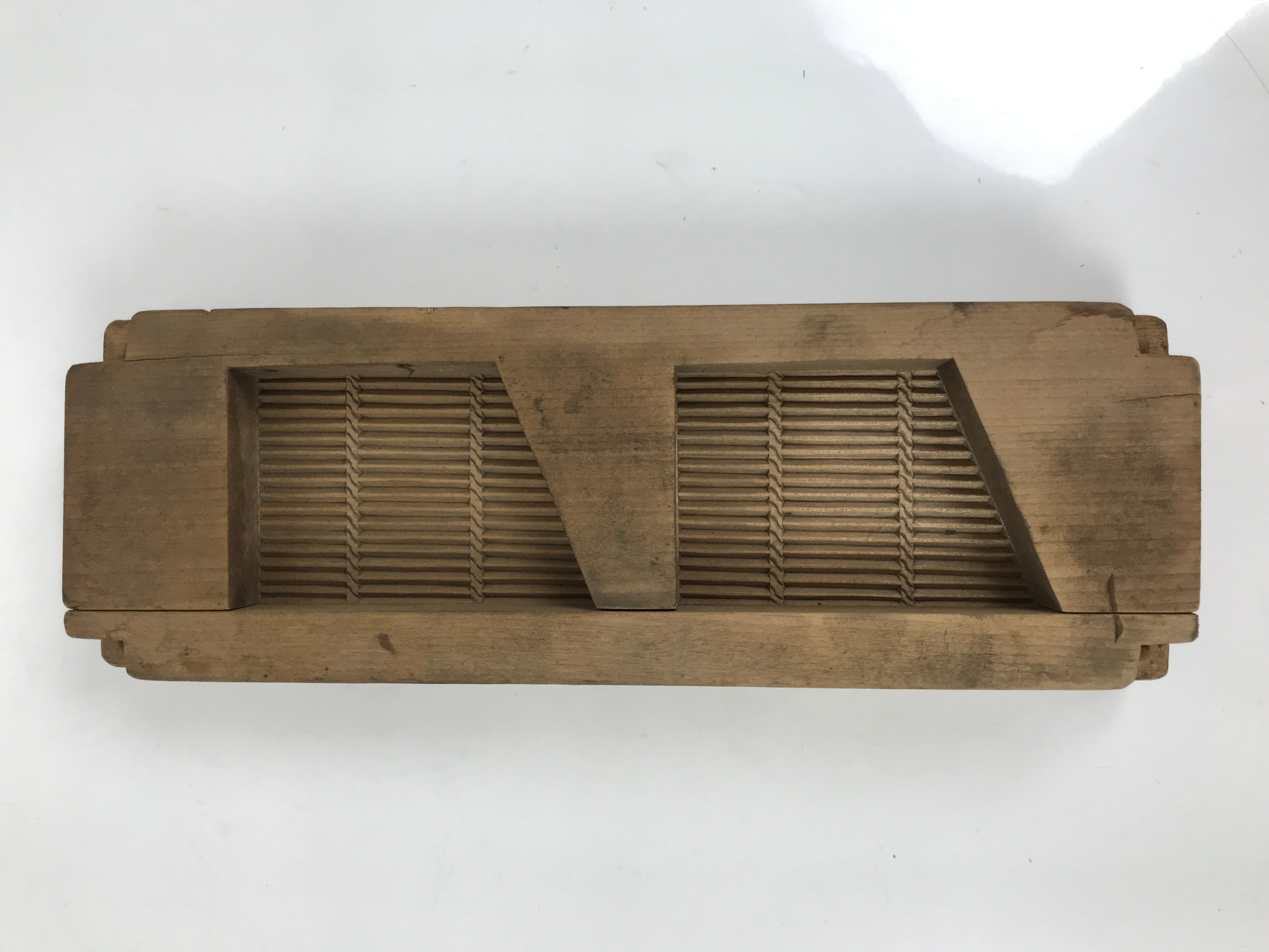 Japanese Wood Carved Kashigata Cake Mold Vtg Sweet Wagashi Wheat Gluten Kg690