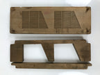 Japanese Wood Carved Kashigata Cake Mold Vtg Sweet Wagashi Wheat Gluten Kg690