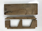 Japanese Wood Carved Kashigata Cake Mold Vtg Sweet Wagashi Wheat Gluten Kg690