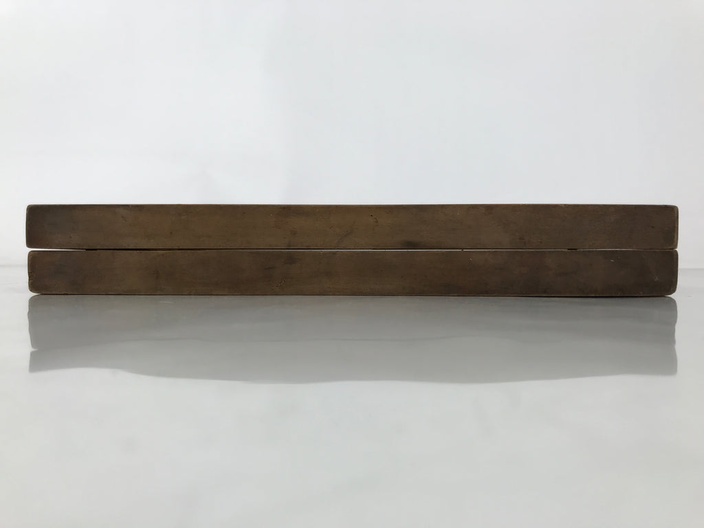 Japanese Wood Carved Kashigata Cake Mold Vtg Sweet Wagashi Wheat Gluten Kg702