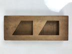 Japanese Wood Carved Kashigata Cake Mold Vtg Sweet Wagashi Wheat Gluten Kg702