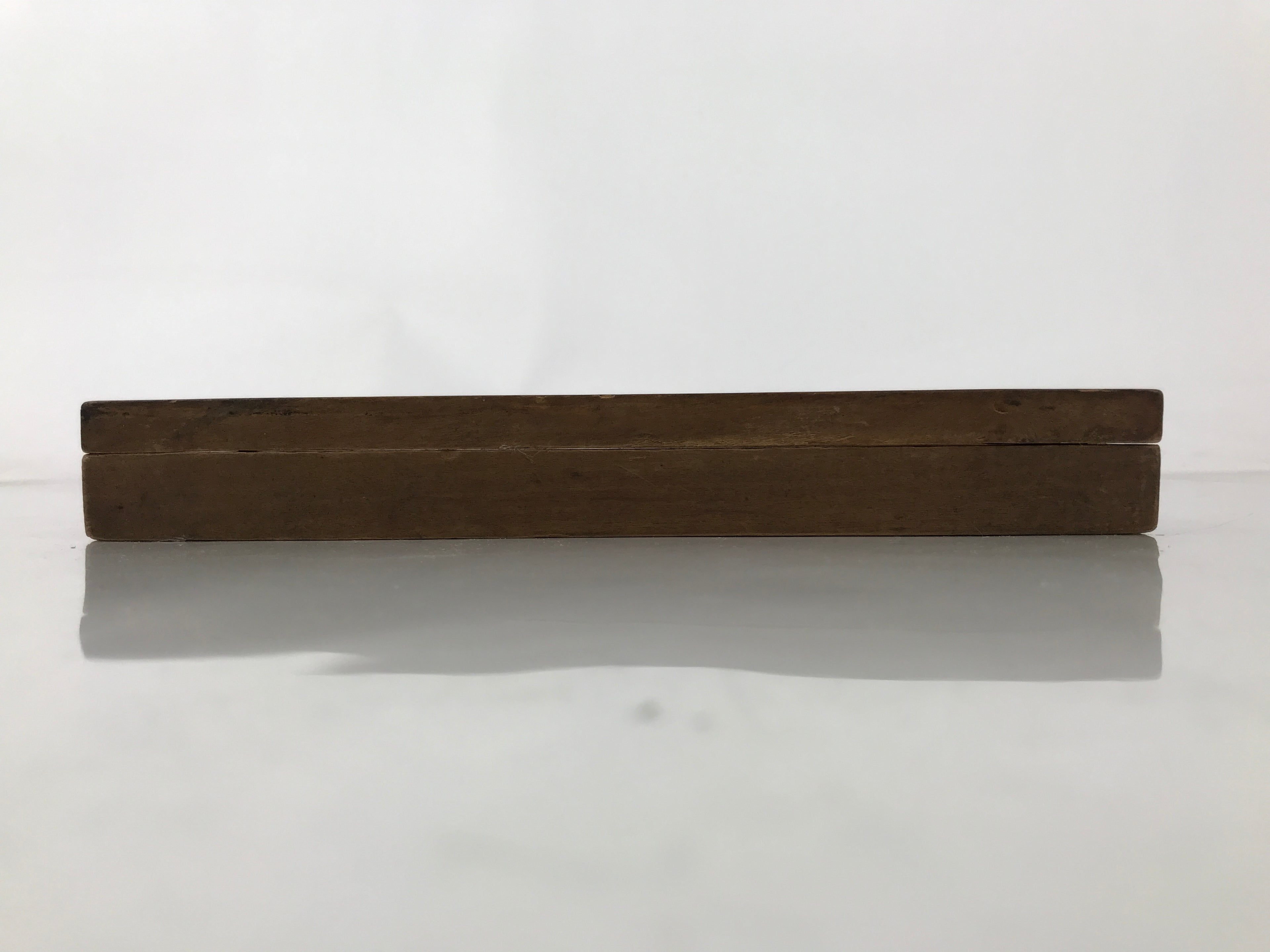 Japanese Wood Carved Kashigata Cake Mold Vtg Sweet Wagashi Zucchini Gourd Kg620