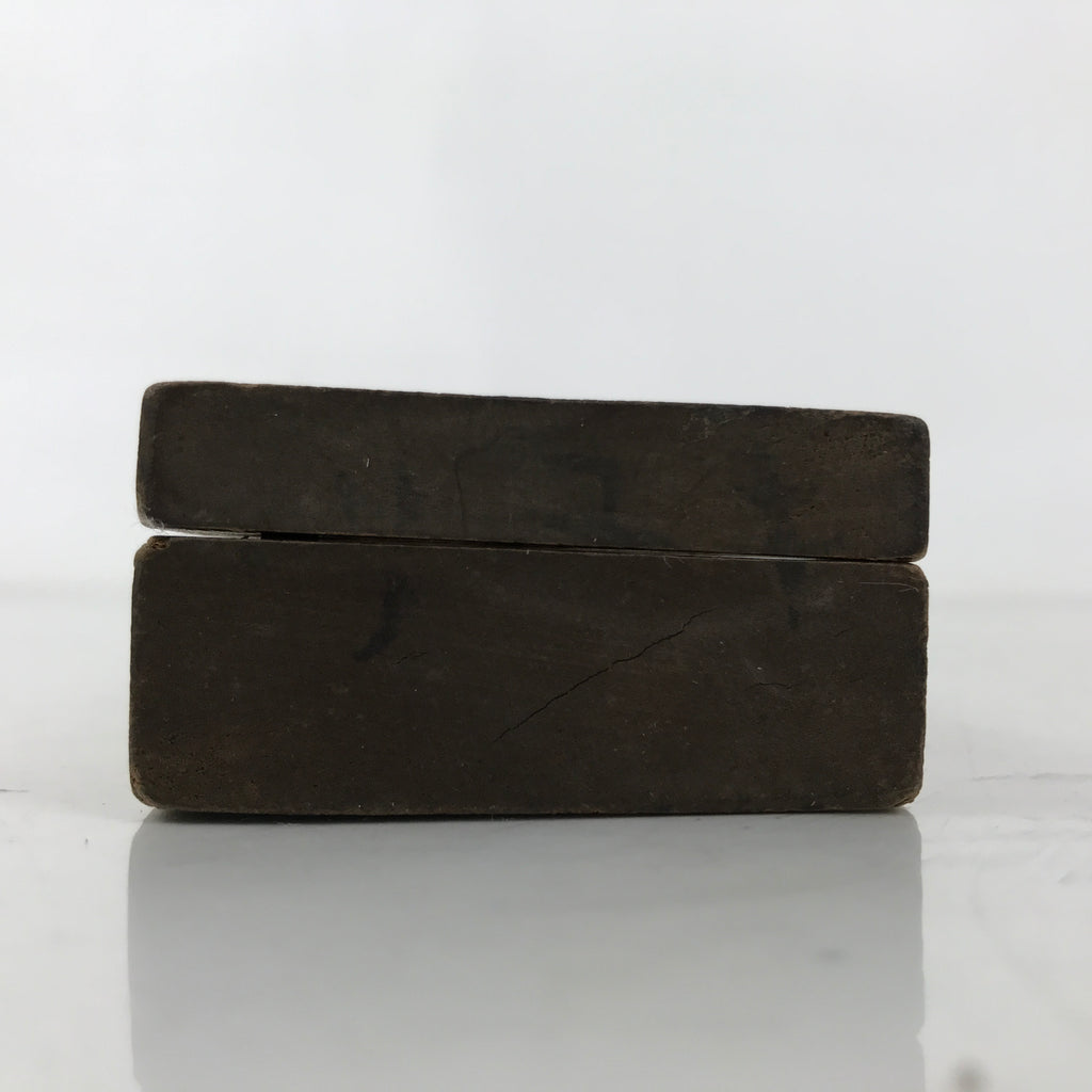 Japanese Wood Carved Kashigata Cake Mold Vtg Sweet Wagashi Zucchini Gourd Kg620