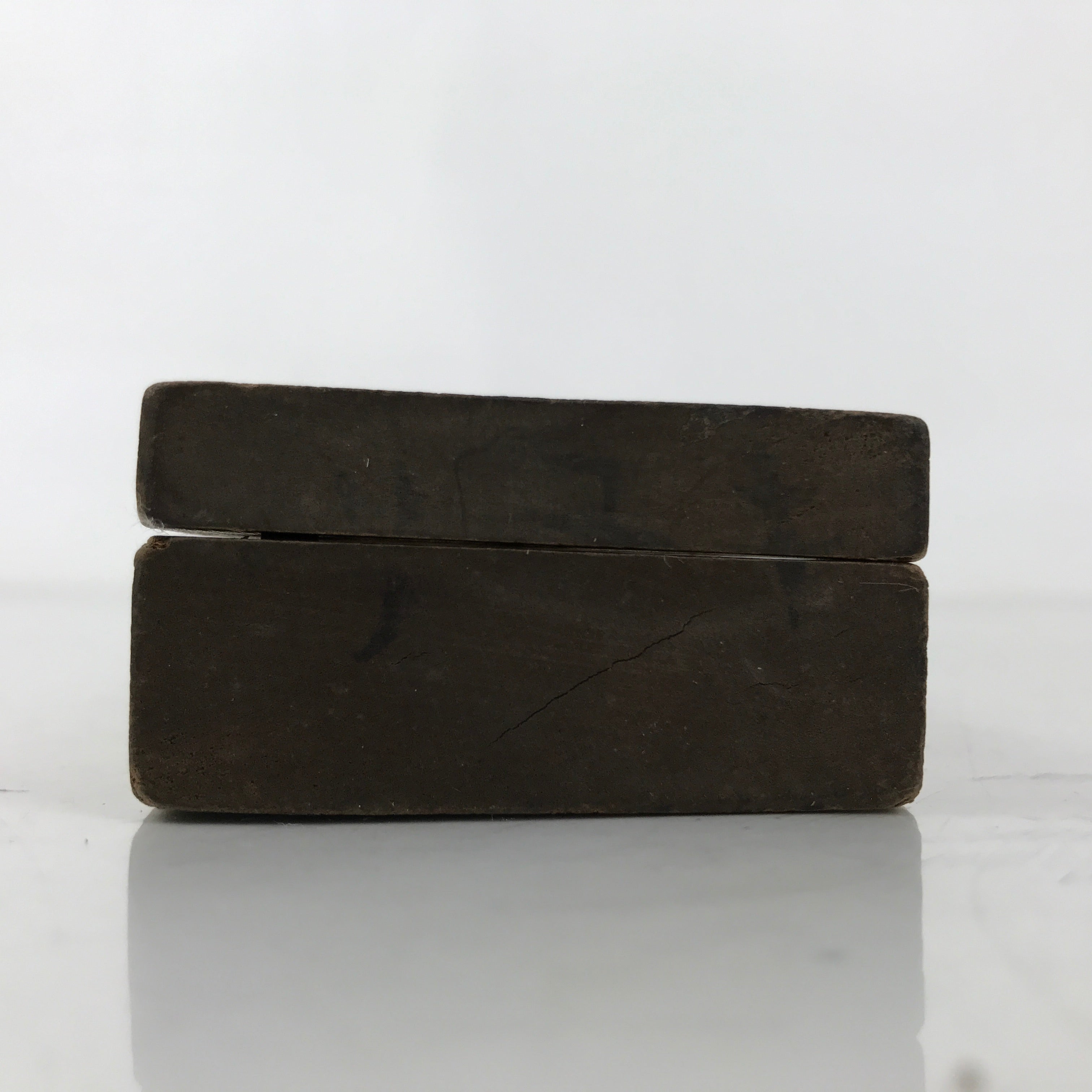 Japanese Wood Carved Kashigata Cake Mold Vtg Sweet Wagashi Zucchini Gourd Kg620