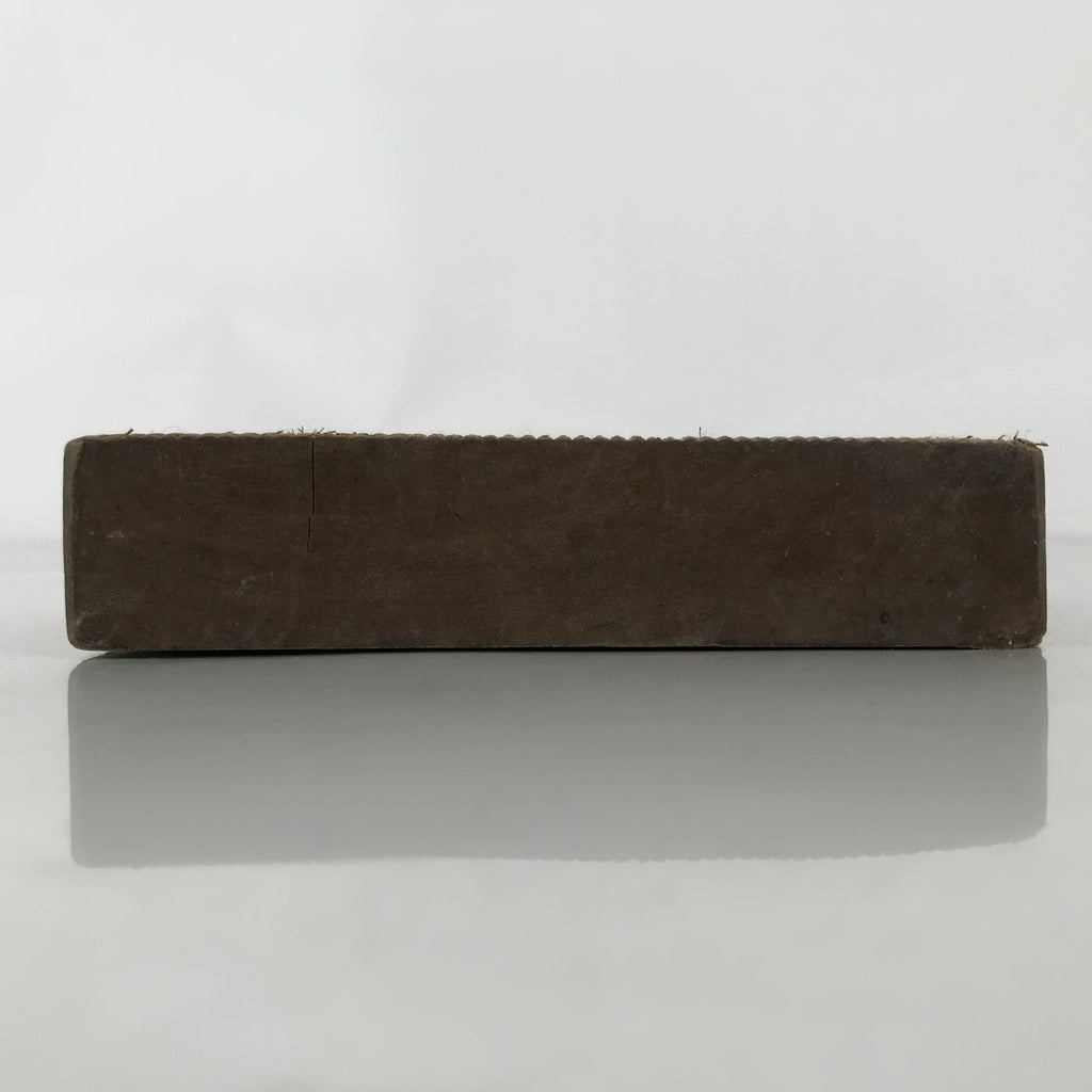 Japanese Wood Carved Kashigata Cake Mold Wagashi Line Pattern Back Plate Kg649