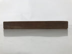 Japanese Wood Carved Kashigata Cake Mold Wagashi Line Pattern Back Plate Kg649