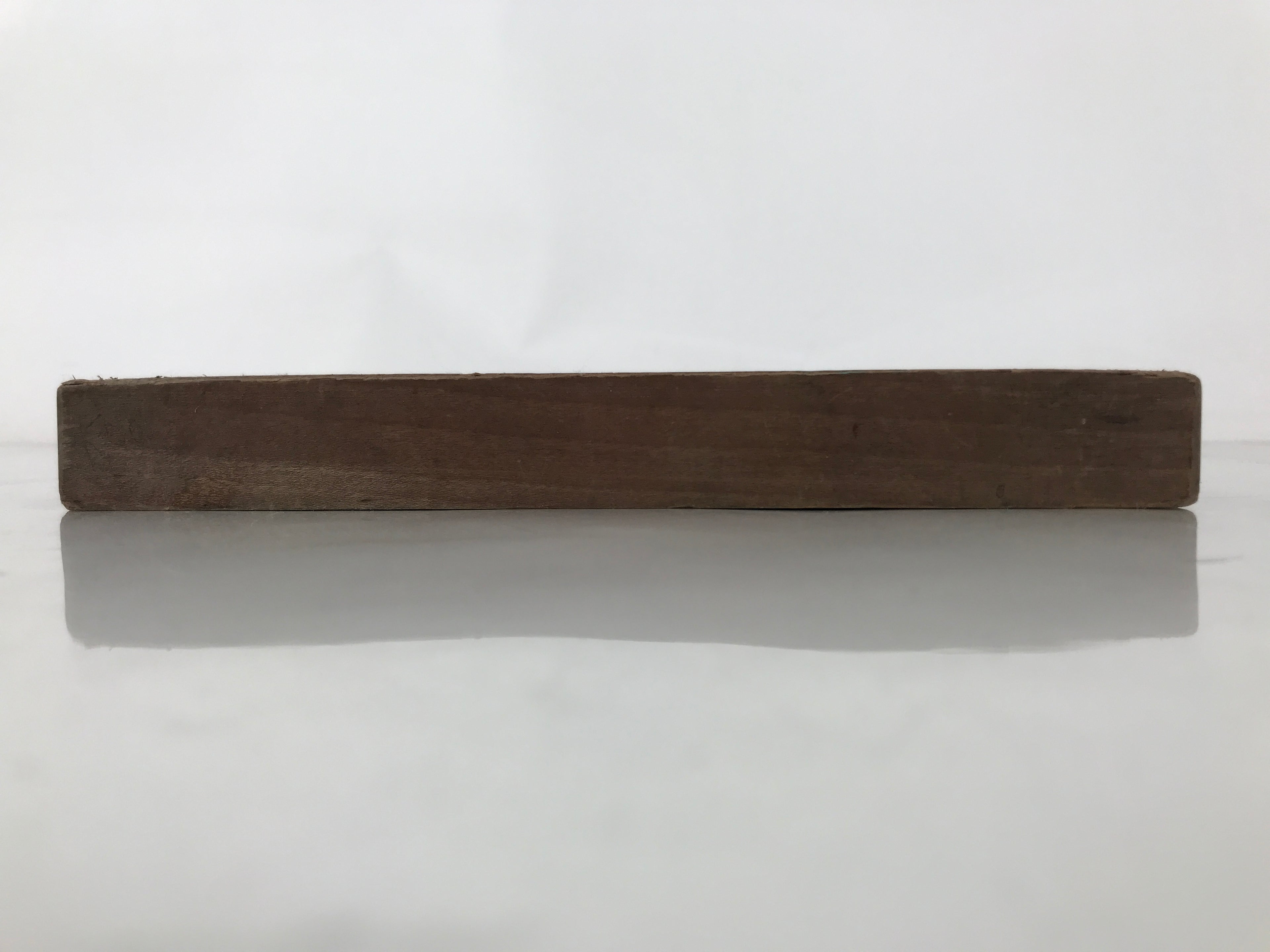 Japanese Wood Carved Kashigata Cake Mold Wagashi Line Pattern Back Plate Kg649