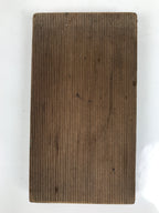 Japanese Wood Carved Kashigata Cake Mold Wagashi Line Pattern Back Plate Kg649