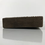 Japanese Wood Carved Kashigata Cake Mold Wagashi Line Pattern Back Plate Kg767