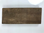Japanese Wood Carved Kashigata Cake Mold Wagashi Line Pattern Back Plate Kg767