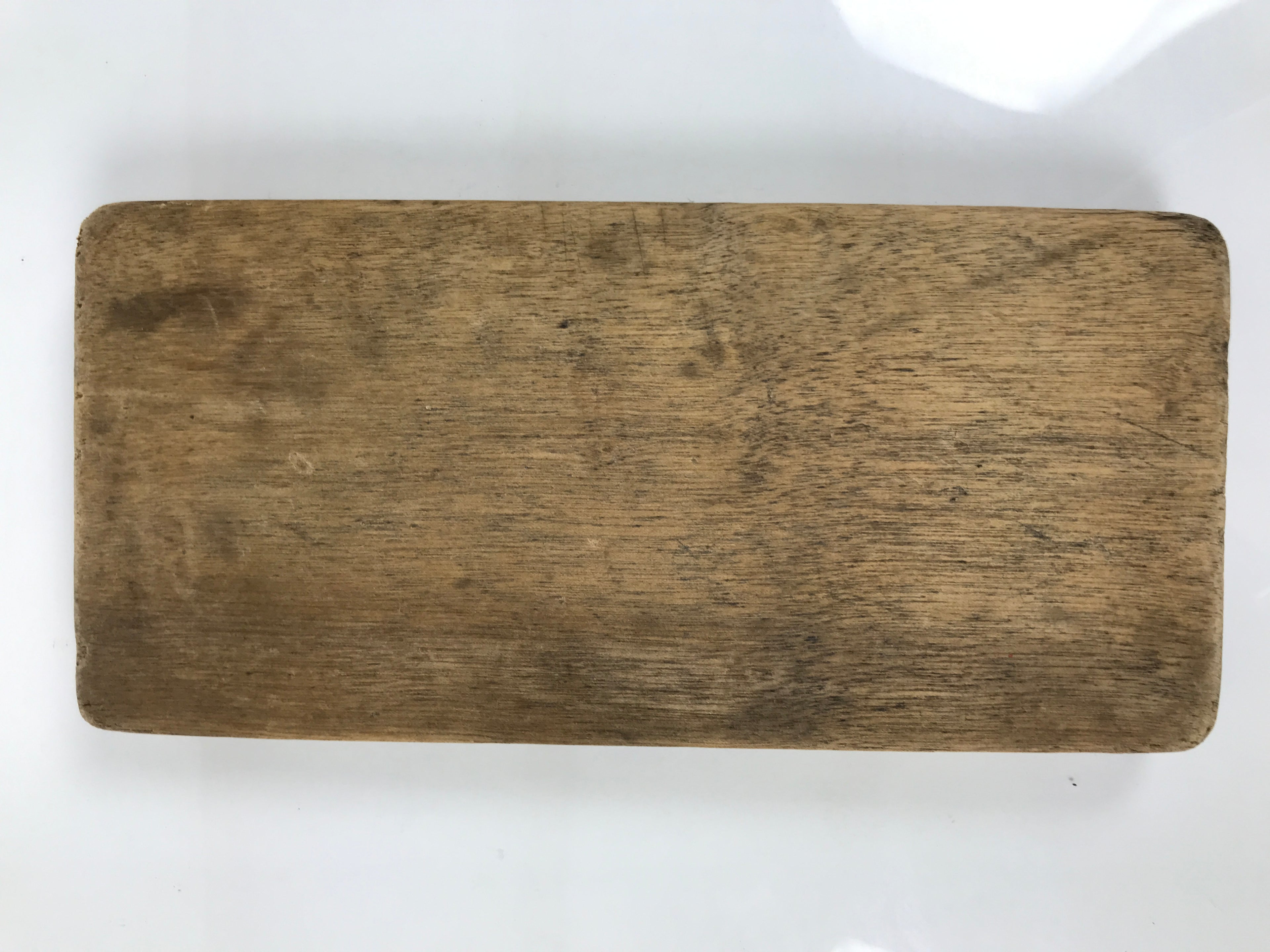 Japanese Wood Carved Kashigata Cake Mold Wagashi Line Pattern Back Plate Kg768