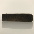 Japanese Wood Carved Kashigata Cake Mold Wagashi Line Pattern Back Plate Kg769