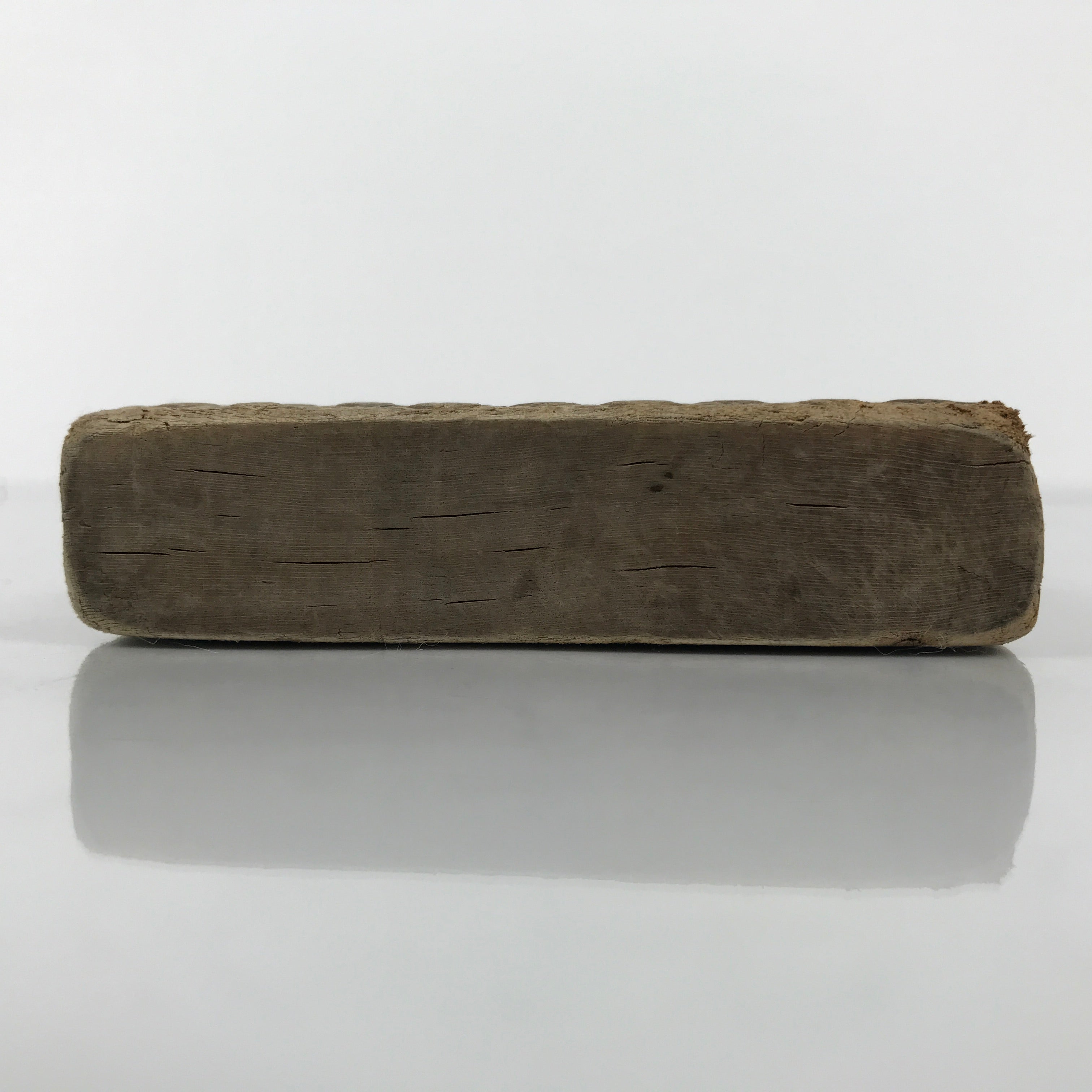 Japanese Wood Carved Kashigata Cake Mold Wagashi Line Pattern Back Plate Kg775