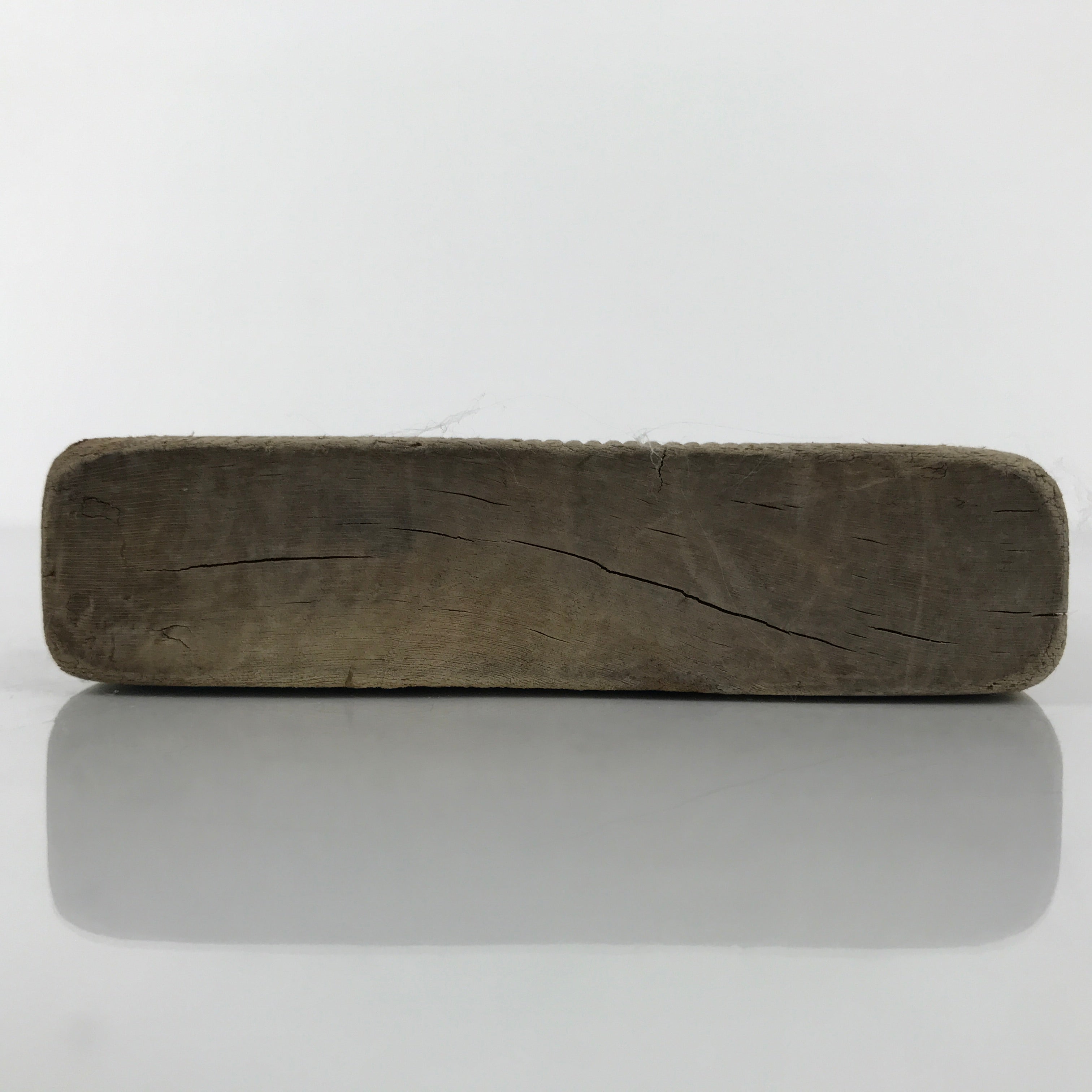 Japanese Wood Carved Kashigata Cake Mold Wagashi Line Pattern Back Plate Kg775