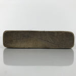 Japanese Wood Carved Kashigata Cake Mold Wagashi Line Pattern Back Plate Kg775