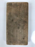 Japanese Wood Carved Kashigata Cake Mold Wagashi Line Pattern Back Plate Kg775