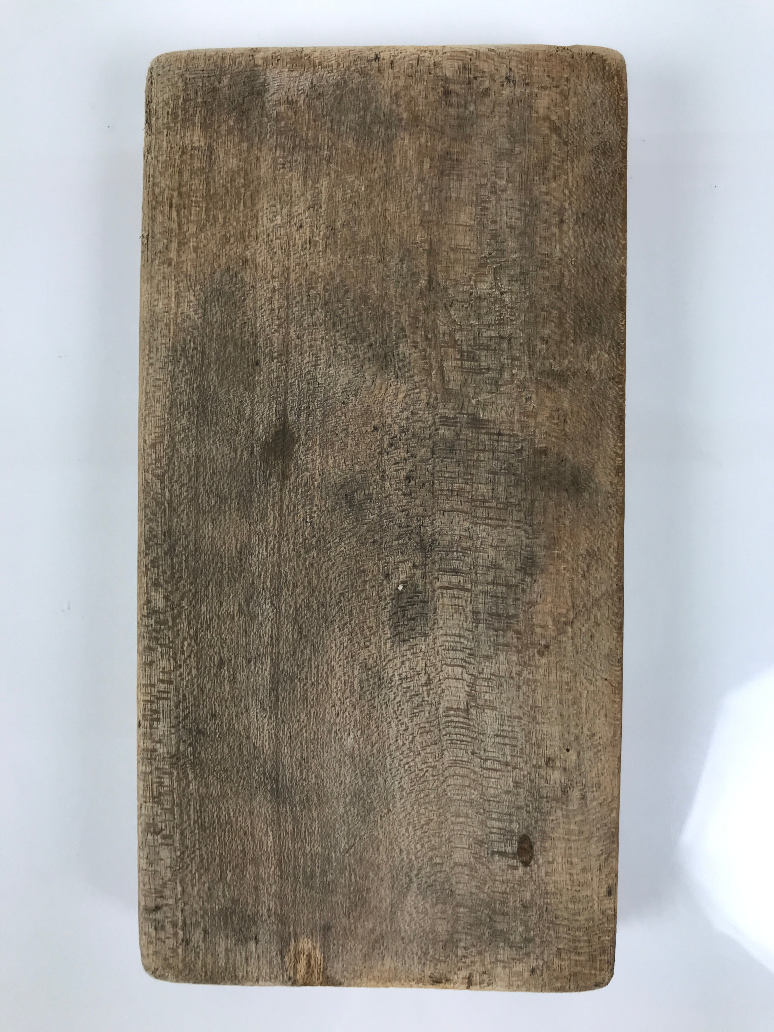 Japanese Wood Carved Kashigata Cake Mold Wagashi Line Pattern Back Plate Kg775