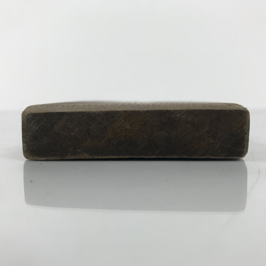 Japanese Wood Carved Kashigata Cake Mold Wagashi Line Pattern Back Plate Kg796
