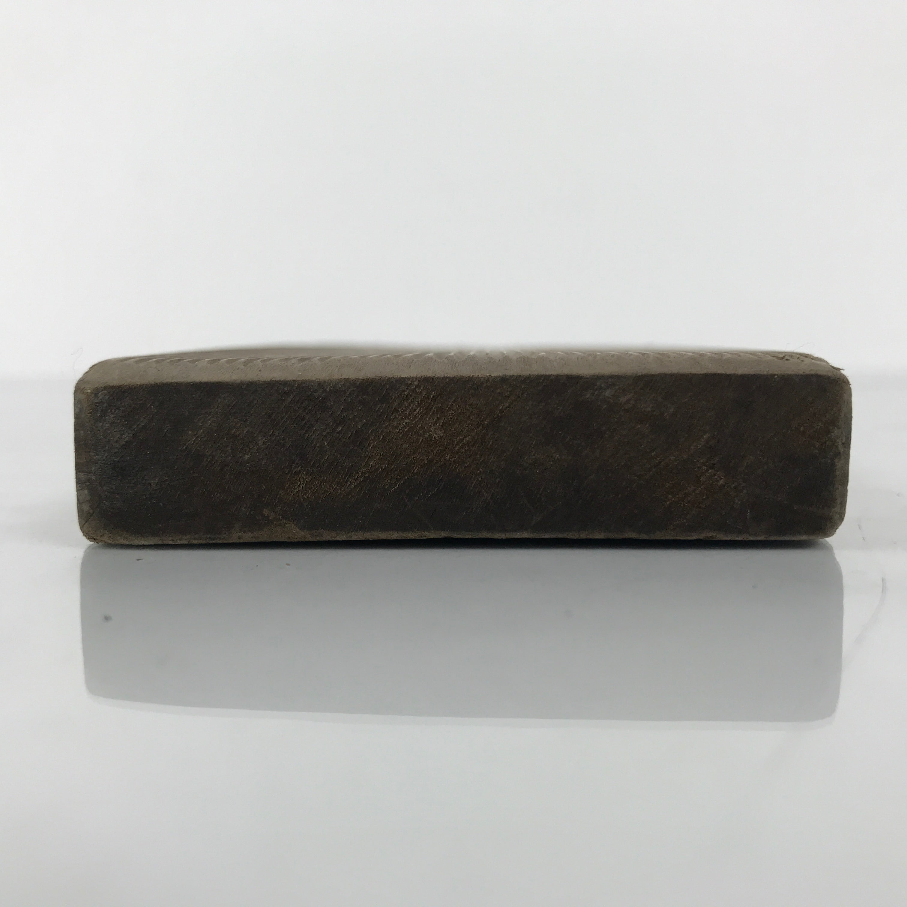 Japanese Wood Carved Kashigata Cake Mold Wagashi Line Pattern Back Plate Kg796