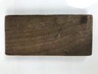 Japanese Wood Carved Kashigata Cake Mold Wagashi Line Pattern Back Plate Kg796