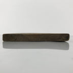 Japanese Wood Carved Kashigata Cake Mold Wagashi Lotus Leaf Back Plate Kg752