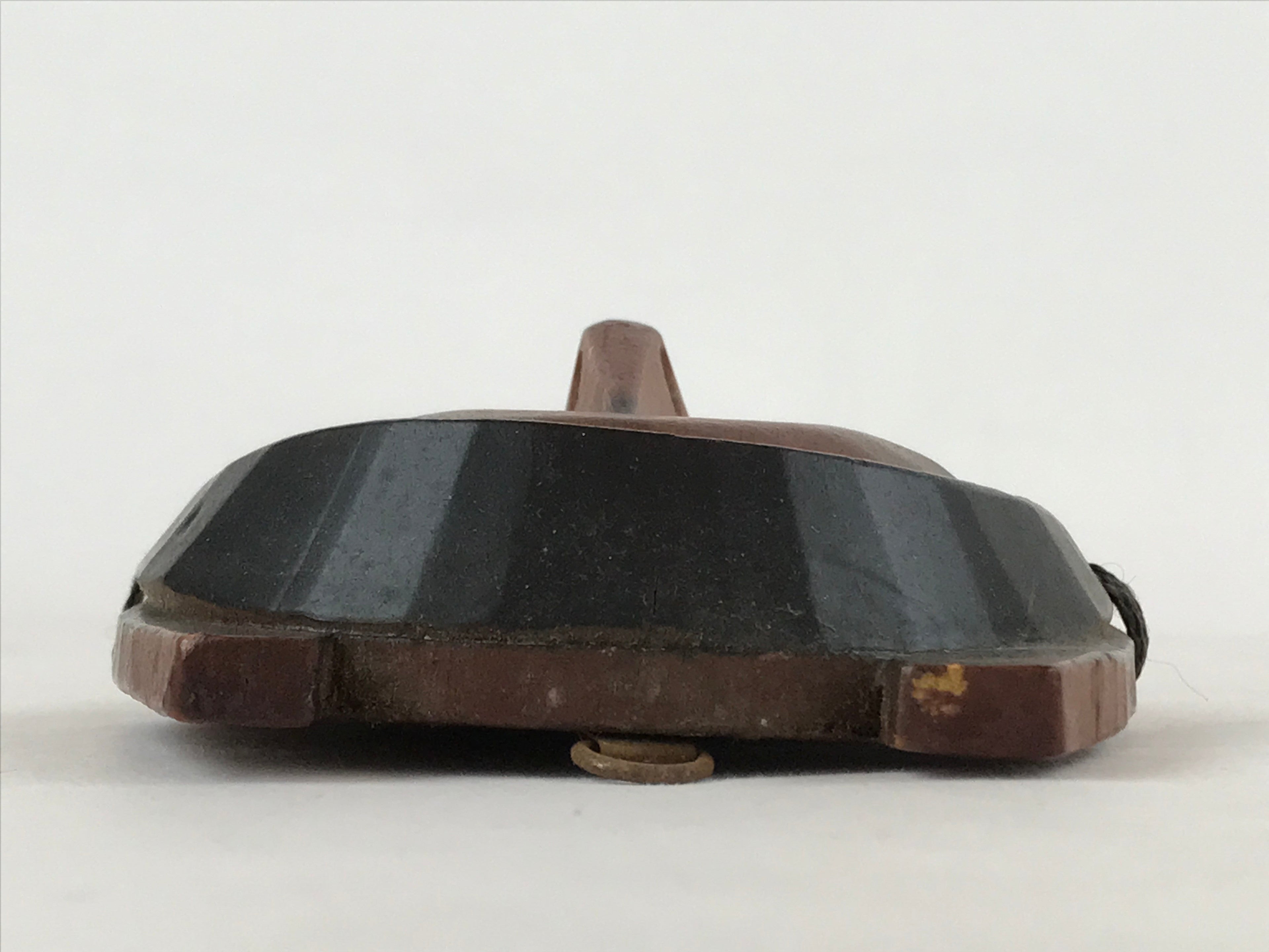 Japanese Wood Carving Noh Mask Kagura Face Vtg Kidoairaku Kyogen Gigaku OM37