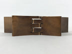 Japanese Wood Foldable Pillow Vtg Neck Rest Geisha Takamakura Dark Brown JK595