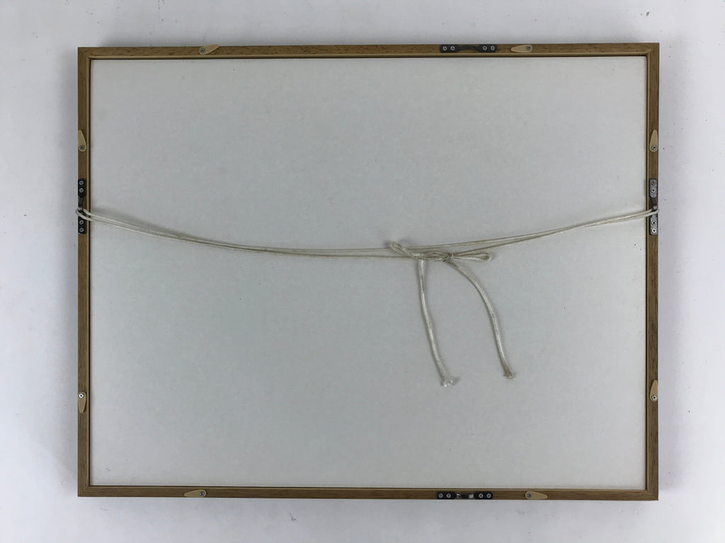 Japanese Wood Framed Ise Katagami Vtg Kimono Stencil Shochikubai Fans FR15