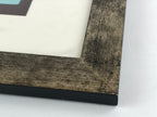 Japanese Wood Framed Katagami Vtg Kimono Stencil Kinkakuji Golden Temple FR17