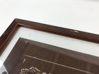 Japanese Wood Framed Katagami Vtg Kimono Stencil Traditional Zen Garden FR13