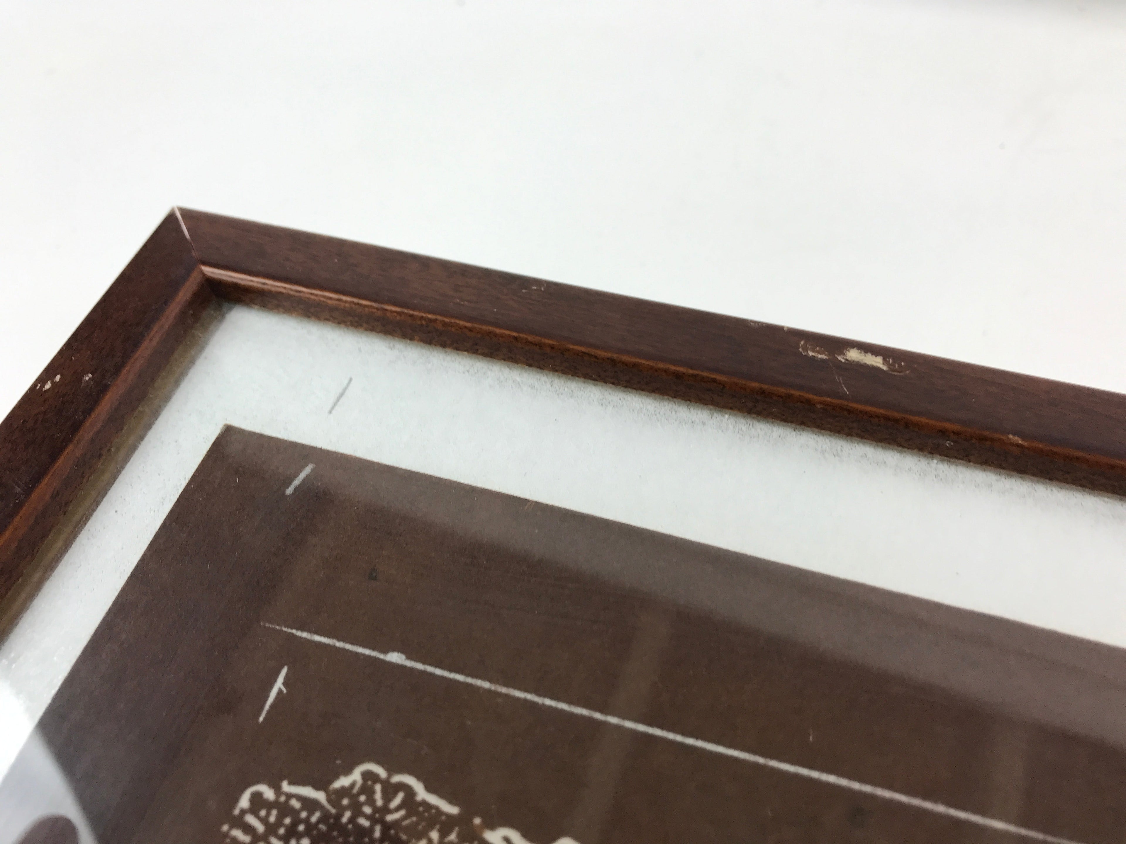 Japanese Wood Framed Katagami Vtg Kimono Stencil Traditional Zen Garden FR13