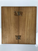 Japanese Wood Go Board Vtg Game Folding Goban Portable Igo 19X19 Grid GB102