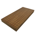 Japanese Wood Go Board Vtg Game Folding Goban Portable Igo 19X19 Grid GB102